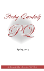 Poetry Quarterly - Spring 2014