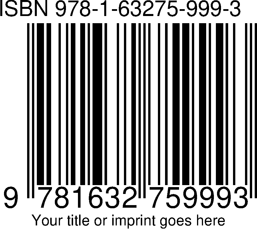 Caption line: barcode for 978-1-63275-999-3