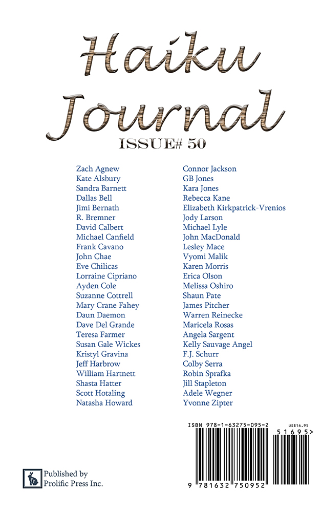 Haiku Journal Issue #50 - Click Image to Close