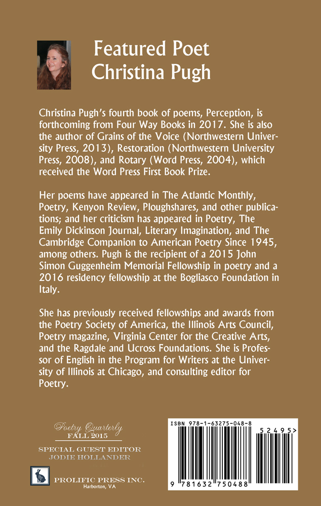 Poetry Quarterly Fall 2015 - Click Image to Close